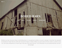 Tablet Screenshot of boredbarn.ca